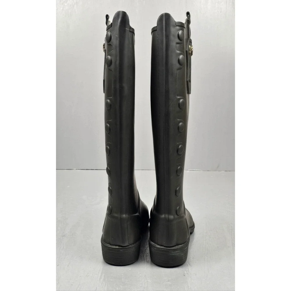 Sam Edelman‎ Ximon Rain Boots Womens 8 Green Rubber Waterproof Tall